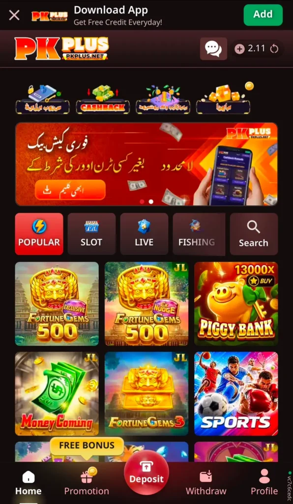 PKplus Game