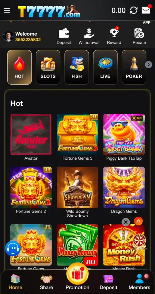 T7777 Game